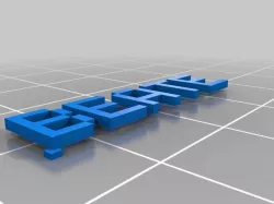 My Customized Call out name plate generator
