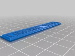 My Customized DOTFONT (variable width OpenSCAD font with