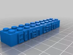 My Customized Lego Block Necklace/Keychain