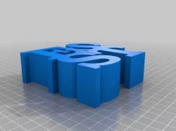 My Customized WORD Sculpture