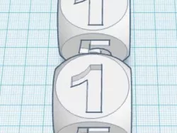Numbered Dice