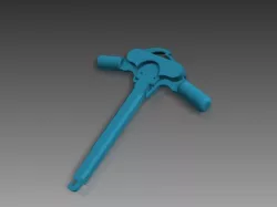 ORIGINAL AND AMBIDEXTROUS CHARGING GRIP FOR AIRSOFT AR15