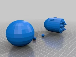 Pac-Man+Ghost 2.0 (3d Printable)