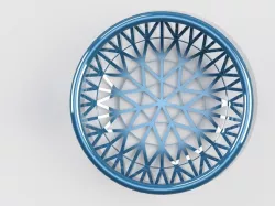 patterned basket