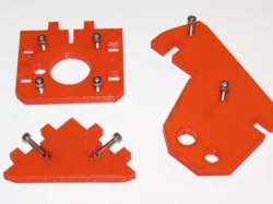 Printable Prusa i3 Frame Parts for Laser-cut (6mm) Frames