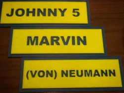 Printer Name Plates