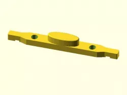 Retractable handle release for delsey trolley