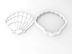 Shell-shaped Cookie Cutters