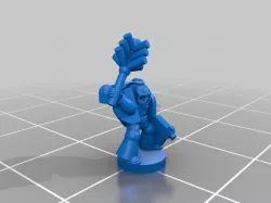 Space Marine Chaplain for Epic 40K (6mm scale)