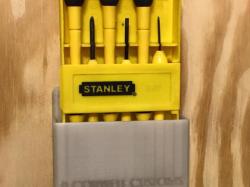 20 Slot Screwdriver Holder Storage Unit Wall Mounted DIY Garage