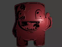 Super Meat Boy Plaque