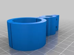 Suport_Cadenat de 31mm per barrar de 11mm