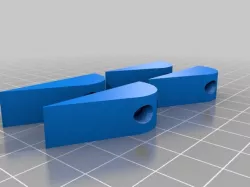 Surface mount for zip ties , cable ties or string etc