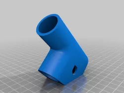 T-Piece for Ø22mm PVC pipe - pipe weld when using ABS