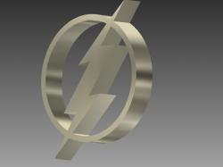 The Flash Symbol V2 by Hogger, Download free STL model