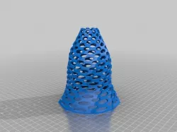 Twisted holed Vase