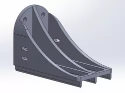 Versa wing RC plane firewall motor mount
