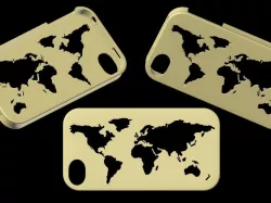 worldwide map iphone4 case