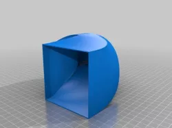 Z800 series double slot passive GPU fan duct