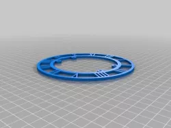 3D Clock Roman Numeral Dial