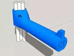 Angled Spool Holder for 2020 rail