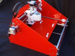 CNC mill 3D printed and laser cut