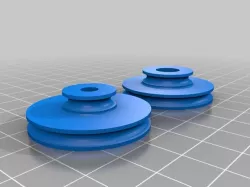 Compound pulley and bearing plate for slowing a drill press