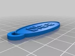 Diana2 Customized Oval Keychain