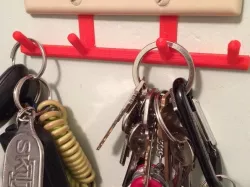 Dual Light Switch Key Hanger