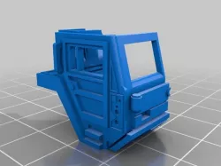 Half of 1/87 truck cab