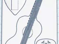 iPhone 5 Case with Guitar + Picks