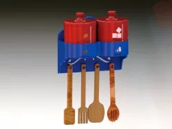 Kitchen Canister set with holder
