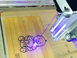Laser engraving "Maker" with ShapeOko