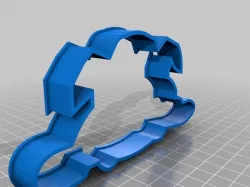 Lazy Bulldog Cookie Cutter
