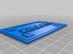 Lego nameplate