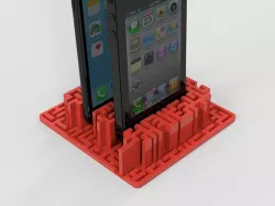 Makerbot Logo Maze Phone Stand