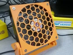 Mini Desk/Wall Fan with Ratcheting Angle
