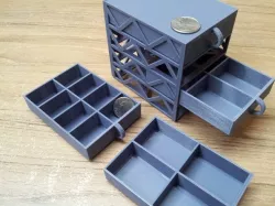 Mini drawers stackable