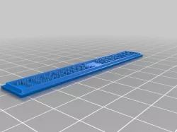My Customized DOTFONT (variable width OpenSCAD font with