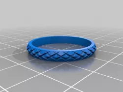 My Customized Fidget Spinner Ring Thin 8.5