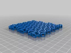My Customized HoHoHo Tissue - A hexagonal chain mail V3