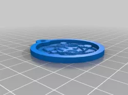 My Customized Keychain Lithopane - Fox Lane Science Research