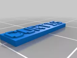 My Customized Name Plate