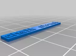 My Customized Name Plate