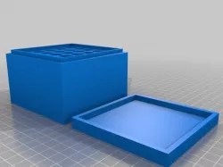 My Customized Parametric Stackable Ammo Box with Lid - 25x .410 shotgun rounds