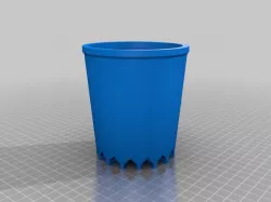 My Customized plant pot with elevated drainage holes