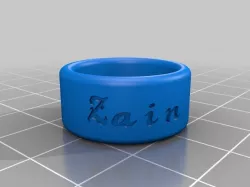 My Customized Ring with ROUND EDGE
