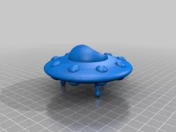 My Customized Sports Model Flying Saucer (two tone version)
