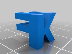 My Customized Two Letter Sculpture