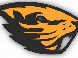 Oregon State Beavers 3d Logo